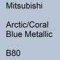 Preview: Mitsubishi, Arctic/Coral Blue Metallic, B80.